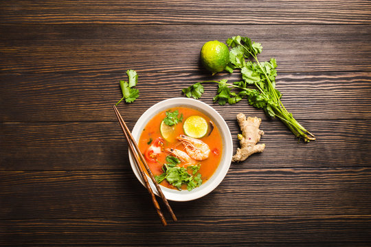 Thai soup tom yum