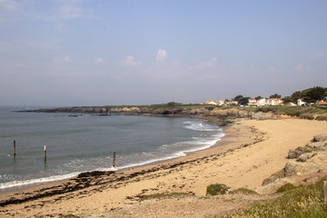 Pr&eacute;failles. C&ocirc;te pr&egrave;s de la plage de la Raize. Loire Atlantique. Pays de Loire 