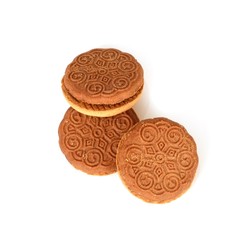 Cookies isolated on white background