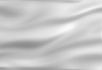 Fototapeta premium White wavy background, 3D