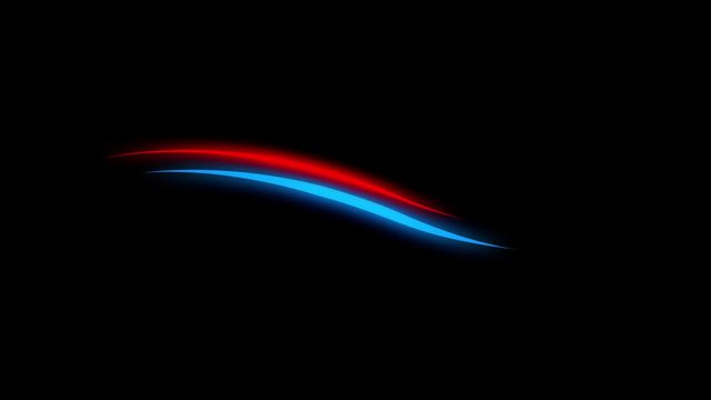 Abstract Loopable CGI motion graphics with colored lines