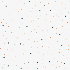 Abstract of colorful dots pattern spread background. - 207778903