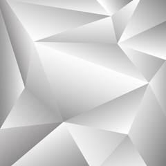 Abstraction of grey and white polygon shape pattern background. You can use for presenting in cover. Each piece and change color.