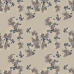 Abstract blue, beige and black background as UFO camouflage