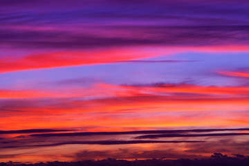 Fototapeta premium Spectacular colorful sunset skies. Nature abstract background.