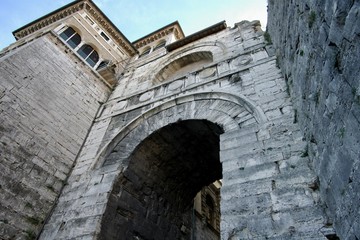 Fototapeta na wymiar Perugia ペルージャ 古都の風景