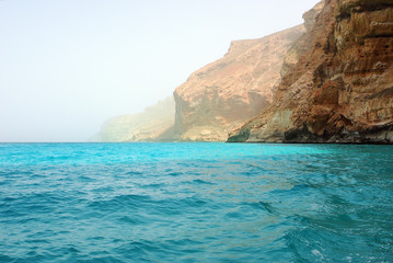 Fototapeta premium Socotra, zatoka Ras Shuab, Jemen