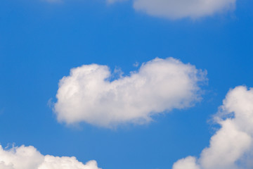Obraz premium Peaceful clouds in the sky.