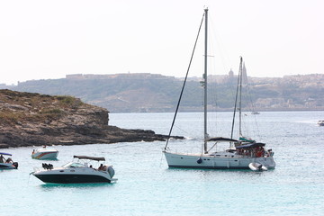 Fototapeta premium a picture of the beautful Blue Lagoon, Malta