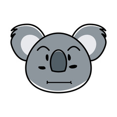 koala animal expression in cartoon