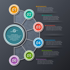 Abstract 3D Paper Infographics