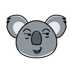 koala animal expression in cartoon