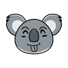 koala animal expression in cartoon