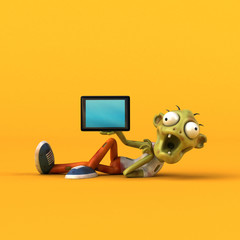 Fun zombie - 3D Illustration