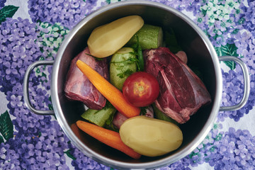 meat and vegetables
