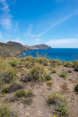 Mountain and sea in the sculptures of Cabo de Gata