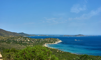 Obraz premium Mediterranean sea, scenic landscape view