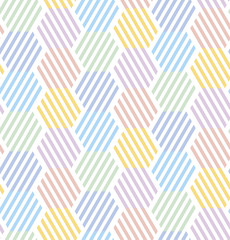 Simple pale color geometric seamless pattern