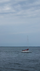 Fototapeta premium Sailboat in the sea