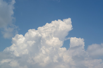Blue sky with cloud 