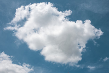 Fototapeta na wymiar Blue sky background with clouds, background sky.