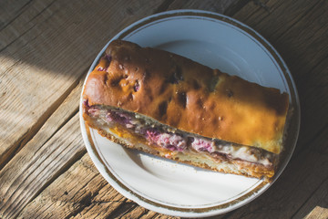 Photo of a cherry pie.