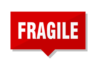 fragile red tag