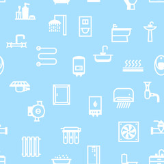 Plumbing seamless pattern.