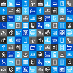 Plumbing seamless pattern.