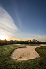Golf Course Sunset