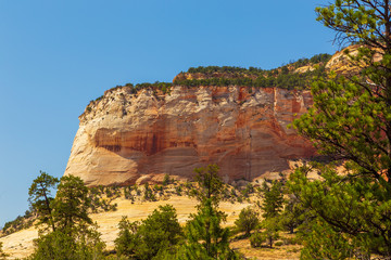 Nature landscape of Zion National Park, USA