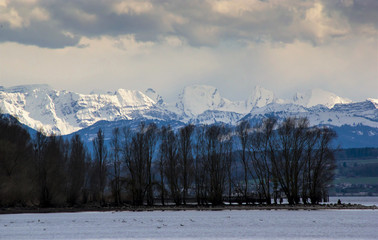 Bodensee mit Alpenföhn