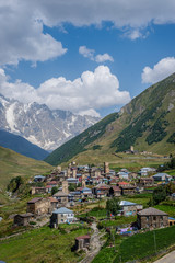 Fototapeta na wymiar Ushguli village, Georgia