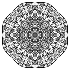 Mandala for coloring book