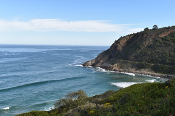 Fototapeta premium View of famous Dolphin Point Lookout (Dolphin´s Point) in Wilderness, South Africa