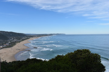 Obraz premium Beautiful beach in Wilderness on a sunny summer day in South Africa