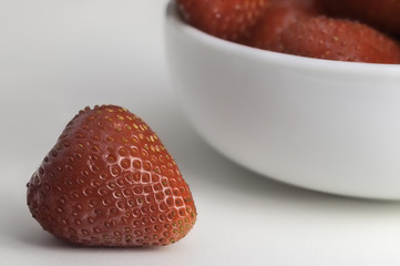 Strawberry in bowl
