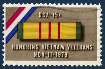Vietnam Service Medal Postage Stamp: Honoring Veterans