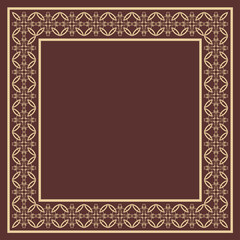 Vintage decorative frame