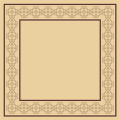 Vintage decorative frame