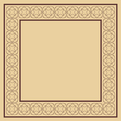 Vintage decorative frame