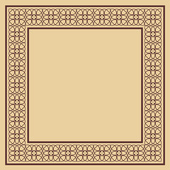 Vintage decorative frame