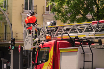Madrid firefighters