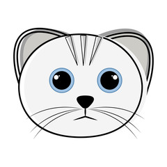 Cute cat avatar sketch