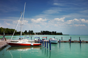 Fototapeta na wymiar Balaton Lake in Hungary, Europe