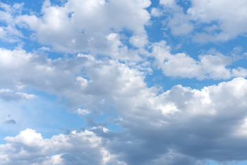 Clouds with blue sky