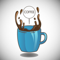 Illustration of a cup of coffee