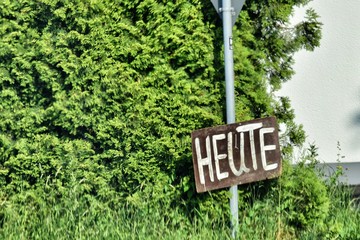 heute: Erinnerung an die Gegenwart