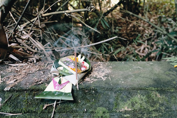 Offerings on Galungan Day in Bali