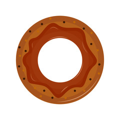 Isolated donut icon